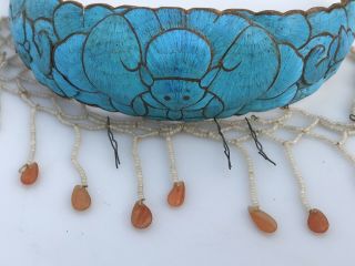 Antique Chinese Kingfisher Feather Hair Ornament 7