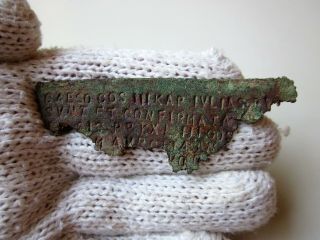 RARE ancient Roman MILITARY DIPLOMA I - III AD.  /part.  price 10