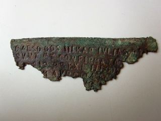 RARE ancient Roman MILITARY DIPLOMA I - III AD.  /part.  price 3