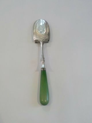 Robert Eley English Sterling Silver Serving Tongs,  Waffles,  Bread ??,  C.  1795