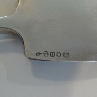 Robert Eley English Sterling Silver Serving Tongs,  Waffles,  Bread ??,  c.  1795 5