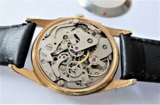 1960 ' S GOLD CAPPED LIMIT 17 JEWELLED CHRONOGRAPH WRIST WATCH IN ORDER 9