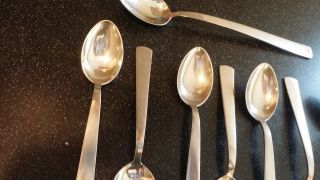 8 Arthur Krupp Milano Italy Mid Century Modern Tea Spoon Iced Tea Gio Ponti
