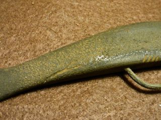 1800 ' s Eskimo or Inuit Indian Fishing Lure Copper Hook Patina 5