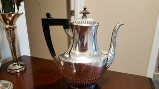 Sterling Silver Gorham A3180 1 7/8 Pint Coffee/Tea Pot with Sugar and Creamers 2