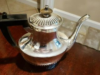 Sterling Silver Gorham A3180 1 7/8 Pint Coffee/Tea Pot with Sugar and Creamers 3