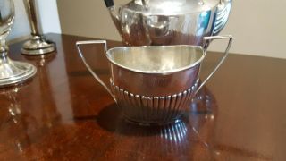 Sterling Silver Gorham A3180 1 7/8 Pint Coffee/Tea Pot with Sugar and Creamers 5