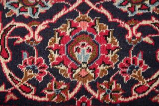 Vintage Traditional Floral Oriental Area Rug Hand - Knotted Wool RED Carpet 10x13 9