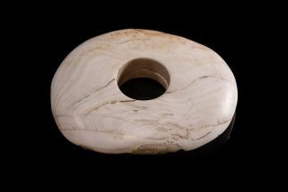 very important Boiken WENGA primitive shell ring currency with a weight of 5 kg 3