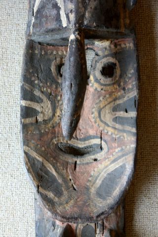 A Large,  Old Minja Mask,  Kwoma Tribe,  Washkuk Area,  Upper Sepik,  Guinea