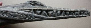 Crocodile Canoe Prow,  Iatmul,  Middle Sepik