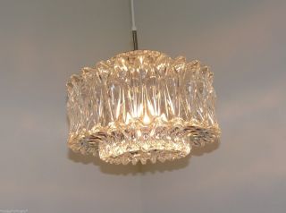 Marvelous GLASHÜTTE LIMBURG pendant lamp,  Chandelier,  heavy,  structured glass 2