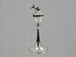 FABULOUS ANTIQUE TIFFANY & CO STERLING SILVER TABLE CIGAR LIGHTER Art Deco Style 2