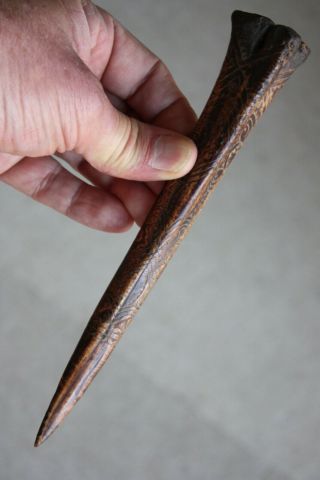 Bone Dagger From The Prince - Alexander - Mountains In Guinea - Abelam? Boiken?