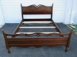 1940s Cherry Full Size Bed 9590 11
