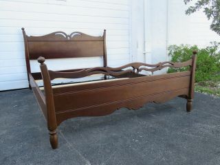 1940s Cherry Full Size Bed 9590