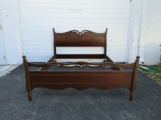 1940s Cherry Full Size Bed 9590 2