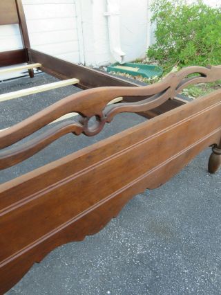 1940s Cherry Full Size Bed 9590 4
