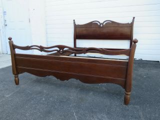1940s Cherry Full Size Bed 9590 6