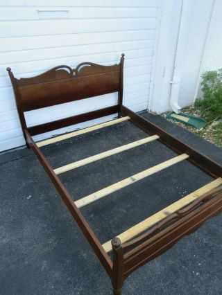 1940s Cherry Full Size Bed 9590 8