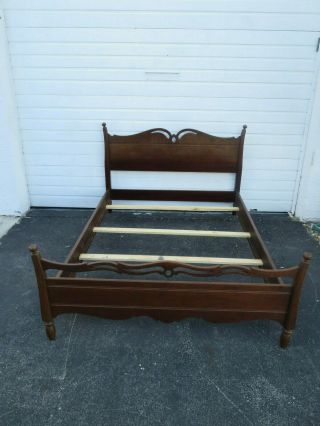 1940s Cherry Full Size Bed 9590 9