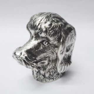 Vintage Tiffany Silver Dog Head Table Lighter By Tiffany & Co 1960 Stock Id 8988