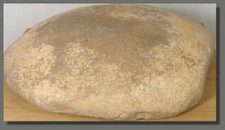 SEMI ROUND GRINDING STONE,  22cm/8inches,  NEOLITHIC,  SAHARA,  5000 years 7