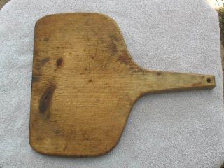 Antique Primitive Cutting Board Great Patina & Country Primitive No Re