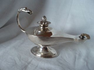 CRUISE LAMP TABLE LIGHTER STERLING SILVER LONDON 1898 2