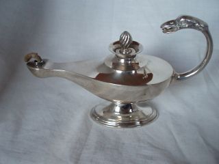 CRUISE LAMP TABLE LIGHTER STERLING SILVER LONDON 1898 7