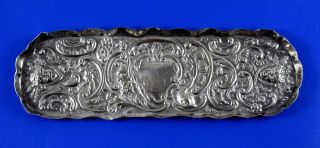 Silver Plate Wilson & Gill Pen / Jewellery Tray C1900
