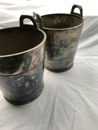 Elkington Silver Plate Ice Buckets Wine Champagne Coolers Early 20thc