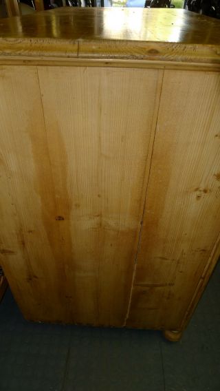 Antique English Pine Chest of Drawers Storage Dresser 5