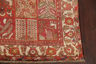 Vintage Garden Design Bakhtiari Persian Oriental Patch - work 7 ' x10 ' Wool Area Rug 5