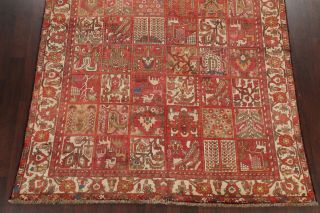 Vintage Garden Design Bakhtiari Persian Oriental Patch - work 7 ' x10 ' Wool Area Rug 6