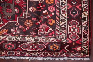 6x10 Geometric Bakhtiari Persian Oriental Area Rug Vintage Hand - Knotted Wool Red