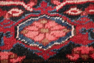 Vintage 6x9 Geometric Heriz Serapi Persian Area Rug Oriental Hand - Knotted Wool 11