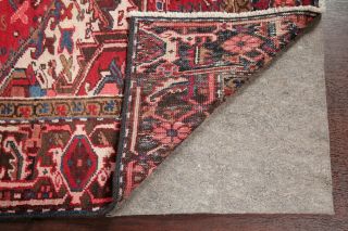 Vintage 6x9 Geometric Heriz Serapi Persian Area Rug Oriental Hand - Knotted Wool 9