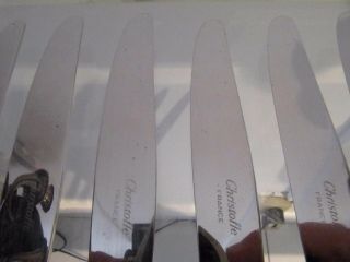 vintage french silverplate 11 dessert luncheon knives Christofle Cluny b34 5