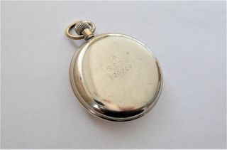 1940 ' S OMEGA MILITARY 15 JEWELLED SWISS LEVER POCKET WATCH IN ORDER 5