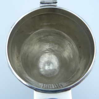Silver Hot Water Jug or Coffee Pot 1949 - Unusual Maker Dorothy E Vick Somerset 6