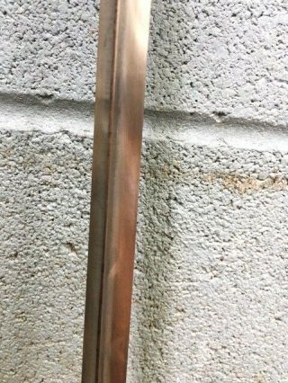 Antique Rapier Sword made w 1888 Martini Bayonet or WWI German Ersatz Trench Art 11
