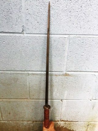 Antique Rapier Sword made w 1888 Martini Bayonet or WWI German Ersatz Trench Art 2