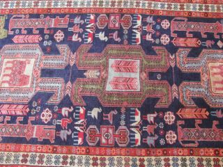 A MAGICAL OLD HANDMADE MESHKIN ORIENTAL RUNNER (312 x 119 cm) 4