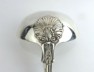 Soup Ladle Fine Solid Sterling Silver Kings Husk Pattern Mary Chawner 1837 5