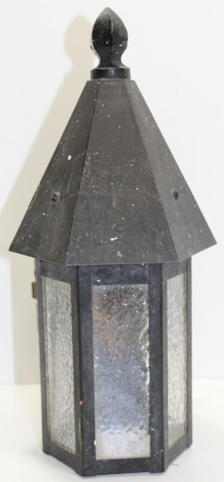 Antique Arts Crafts Cottage Bungalow Lantern Porch Light Sconce 2