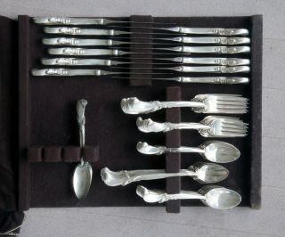 Wallace Silverware Place Setting For 12