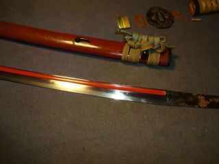 K90 Japanese sword wakizashi in mountings 