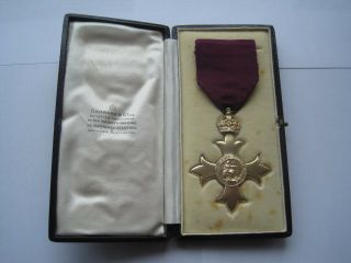 Most Order Of The British Empire Medal,  Obe,  Garrard & Co,  1919 Hallmark