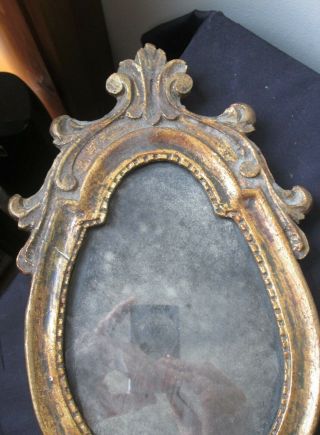 Antique 18th Century 1700 ' s gold gilt wood ornate ITALIAN wood mirrors 5